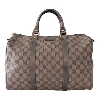 Gucci Joy Boston Monogram Canvas Handbag