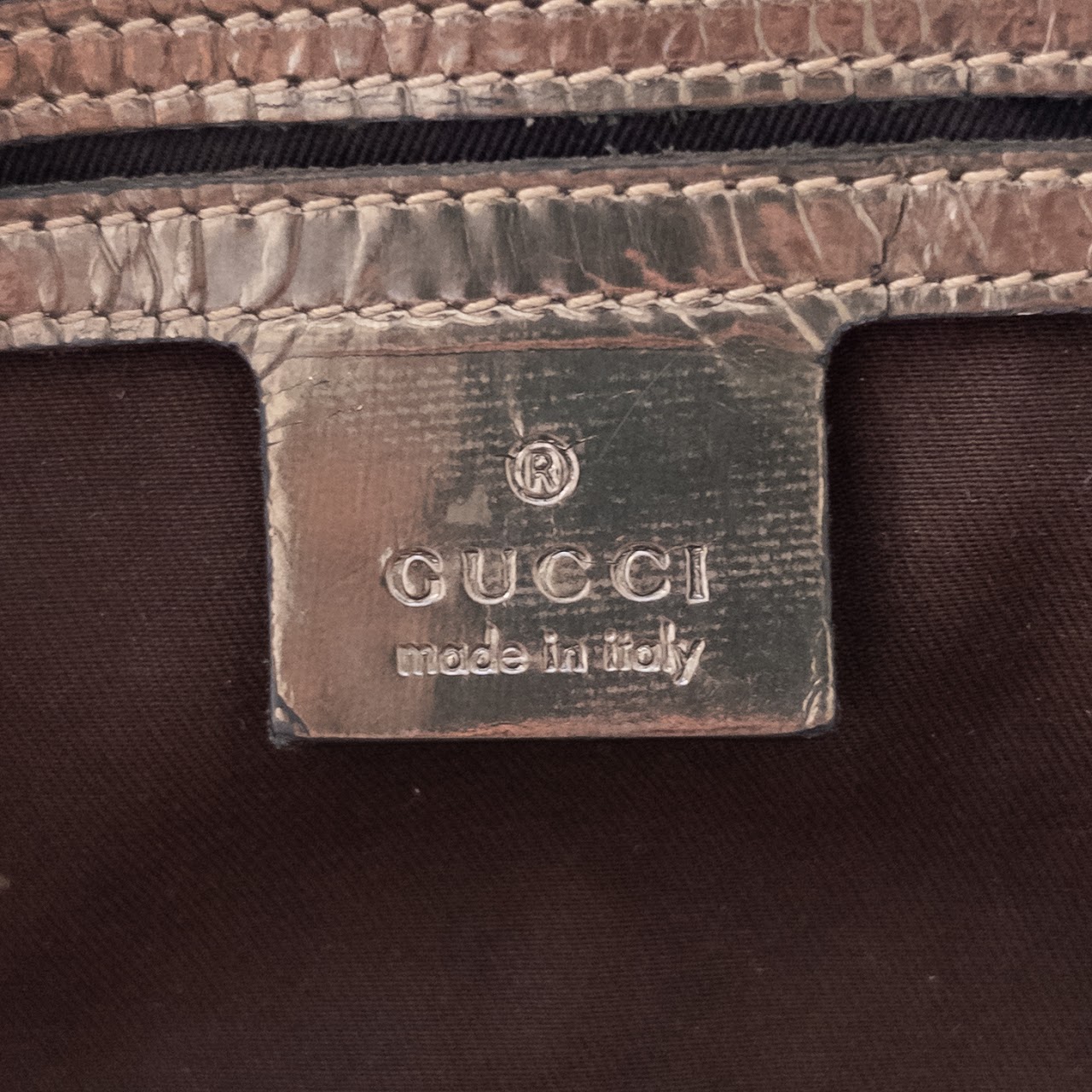 Gucci Joy Boston Monogram Canvas Handbag