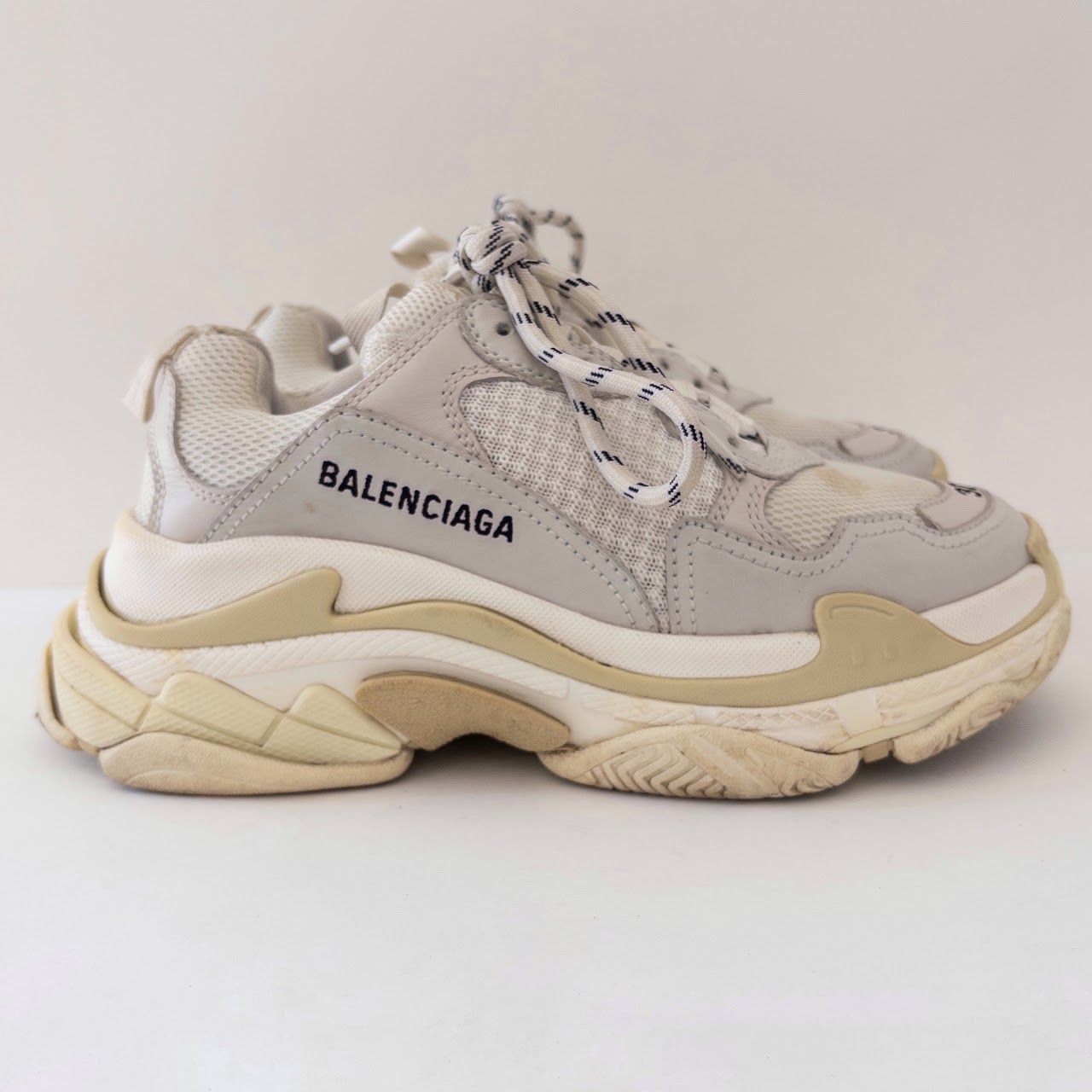 Balenciaga Triple S White Sneakers