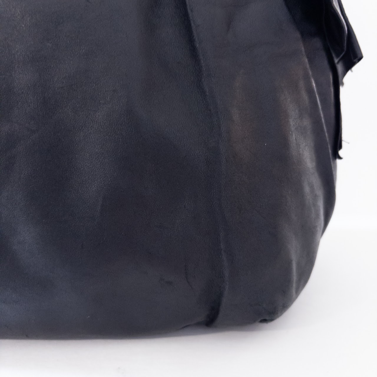 Prada Lambskin Bow Accent Hobo Bag