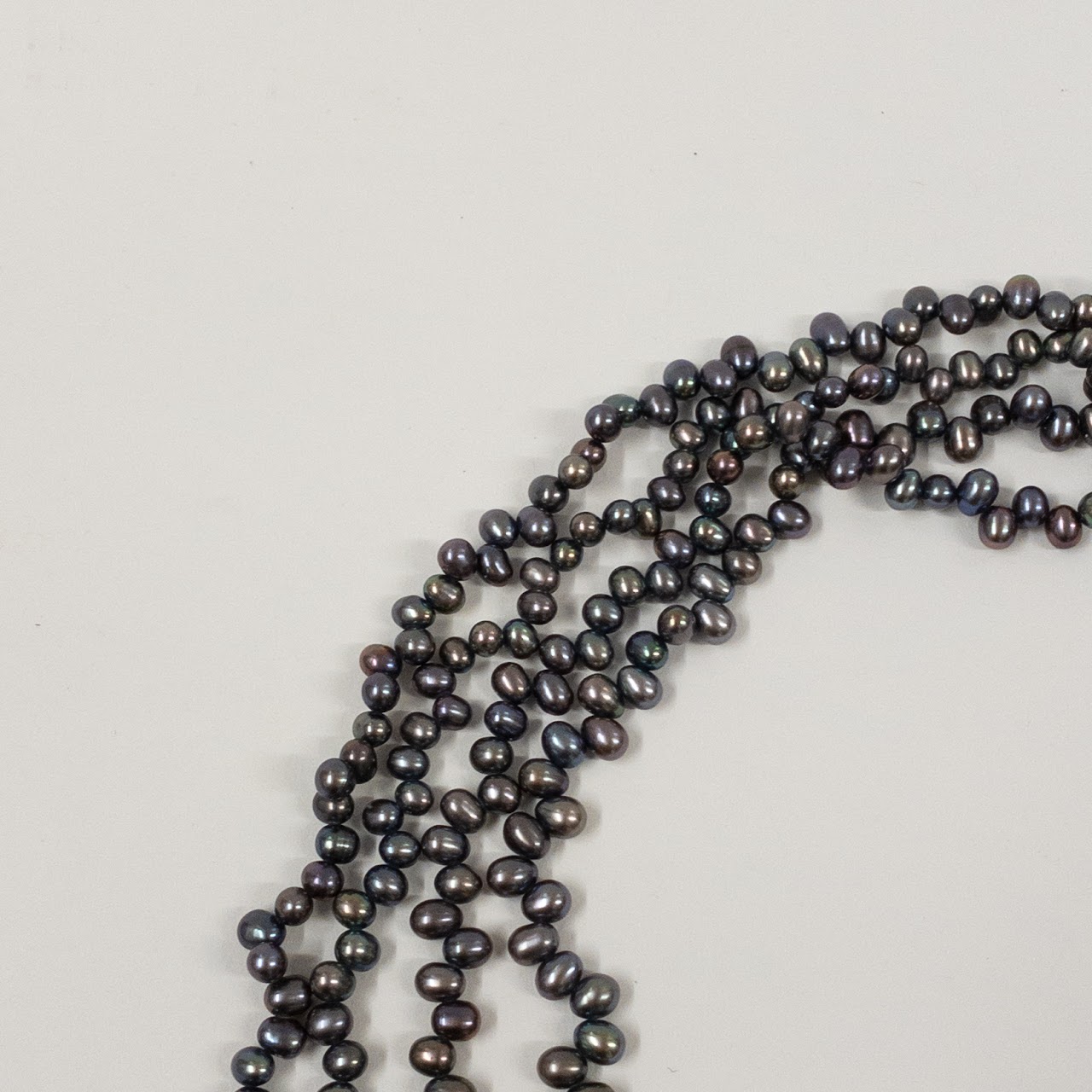 Tahitian Pearl Very Long Single Strand Necklace