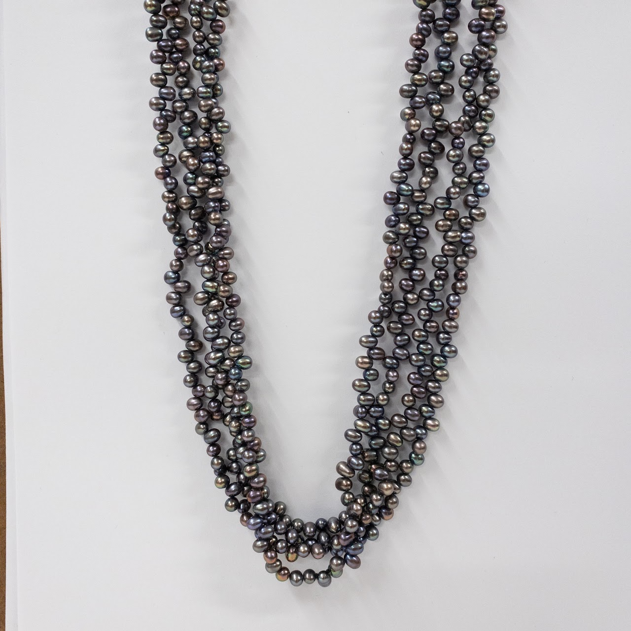 Tahitian Pearl Very Long Single Strand Necklace