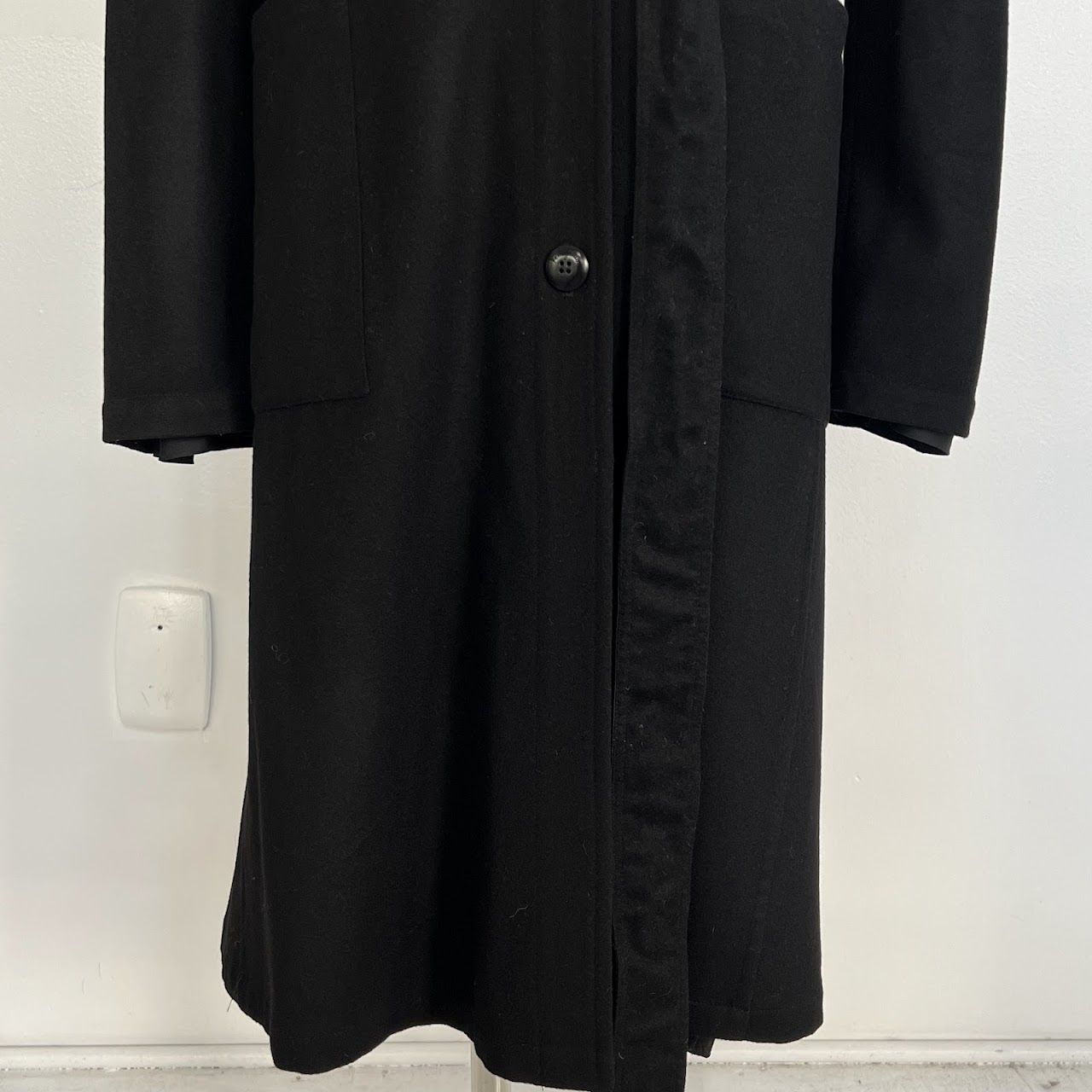 Salvatore Ferragamo Cashmere Coat with Silk Jacket Liner