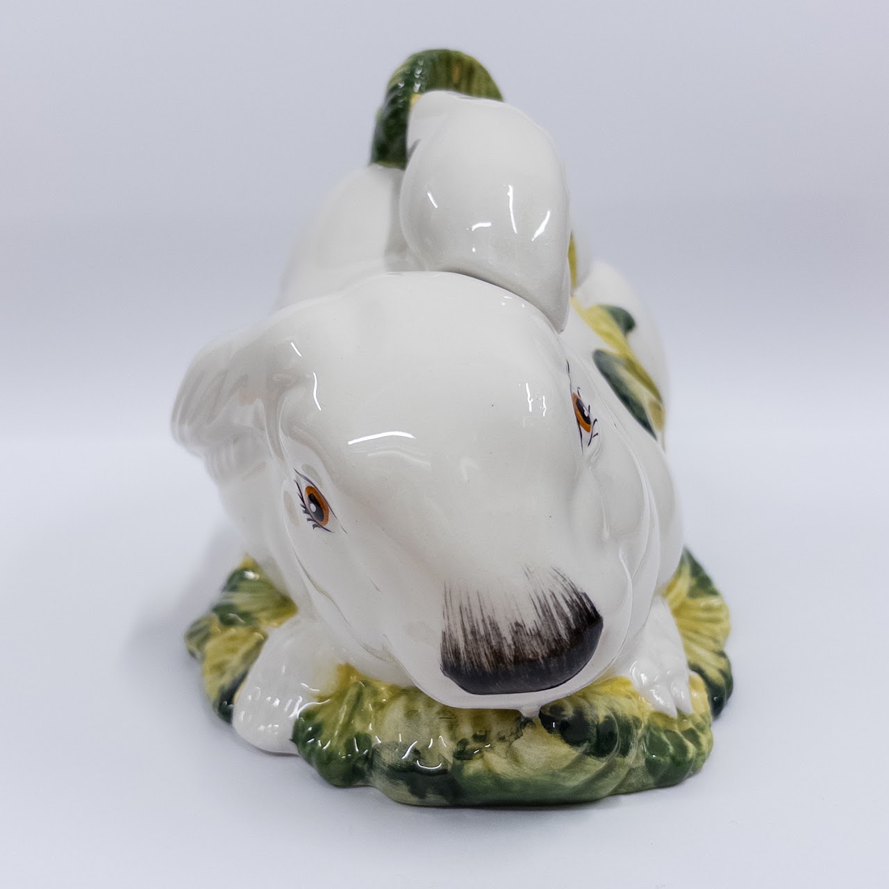 Christian Dior Italian Ceramic Lidded Rabbit Box