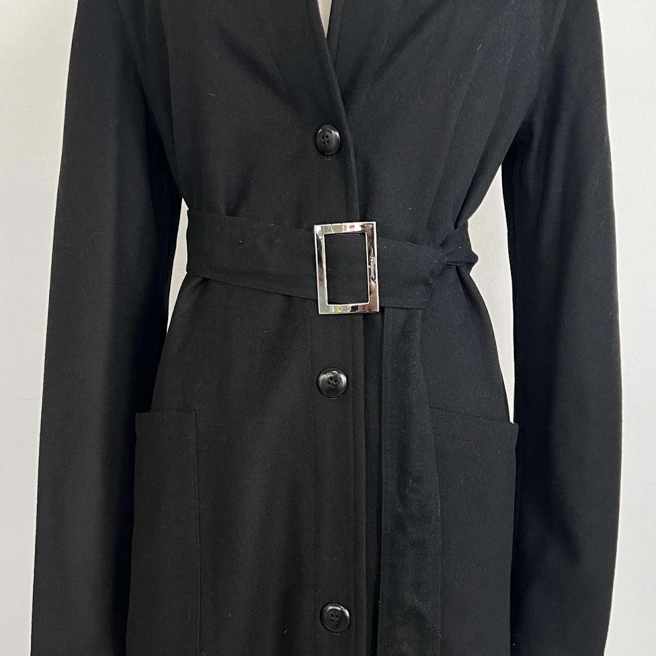 Salvatore Ferragamo Cashmere Coat with Silk Jacket Liner