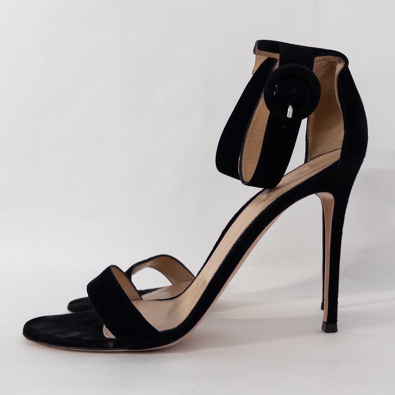 Gianvito Rossi Suede Ankle Strap Sandals