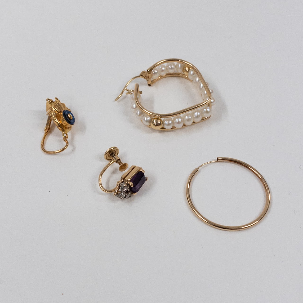 14K Gold Four Piece Lot