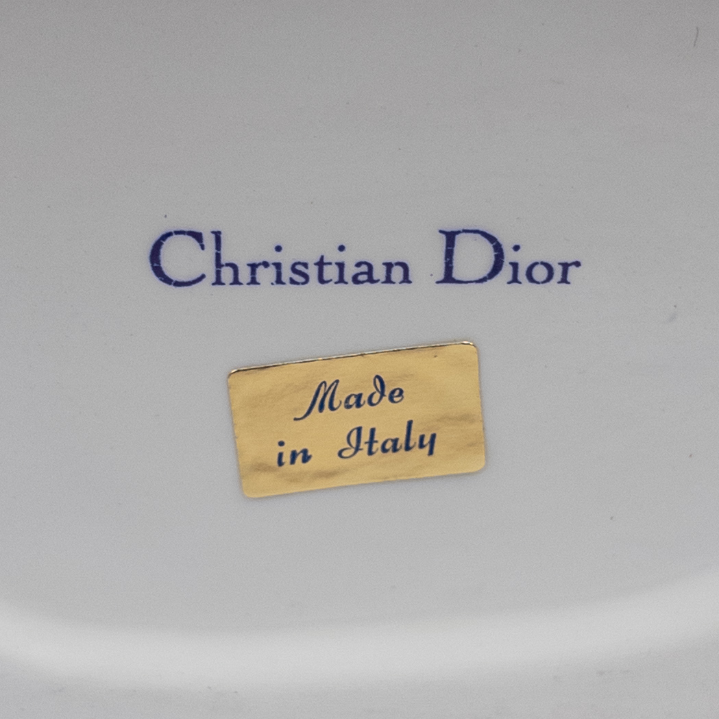 Christian Dior Italian Ceramic Lidded Rabbit Box