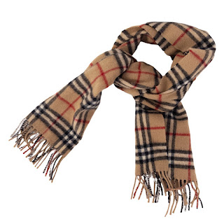 Burberrys of London Lambswool Classic Camel Check Scarf