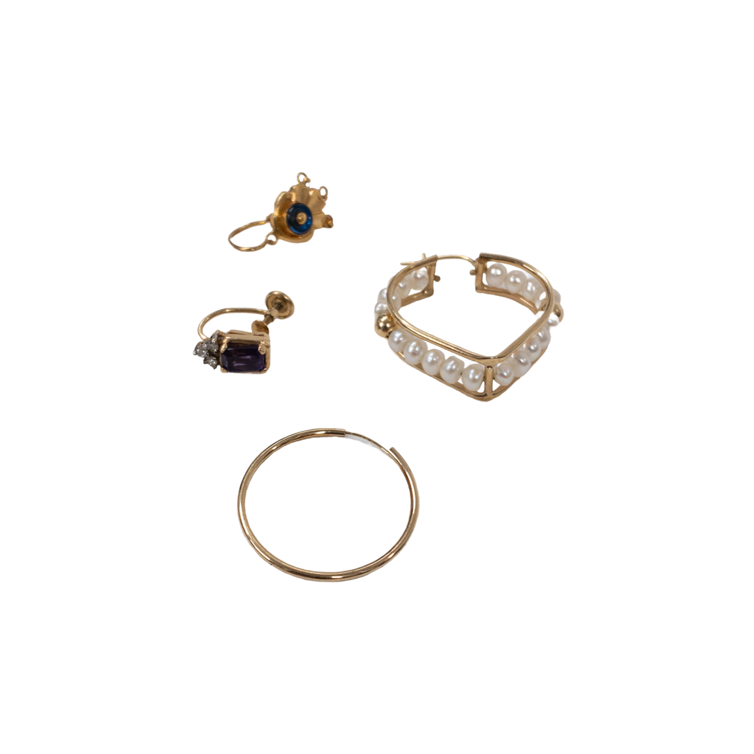 14K Gold Four Piece Lot