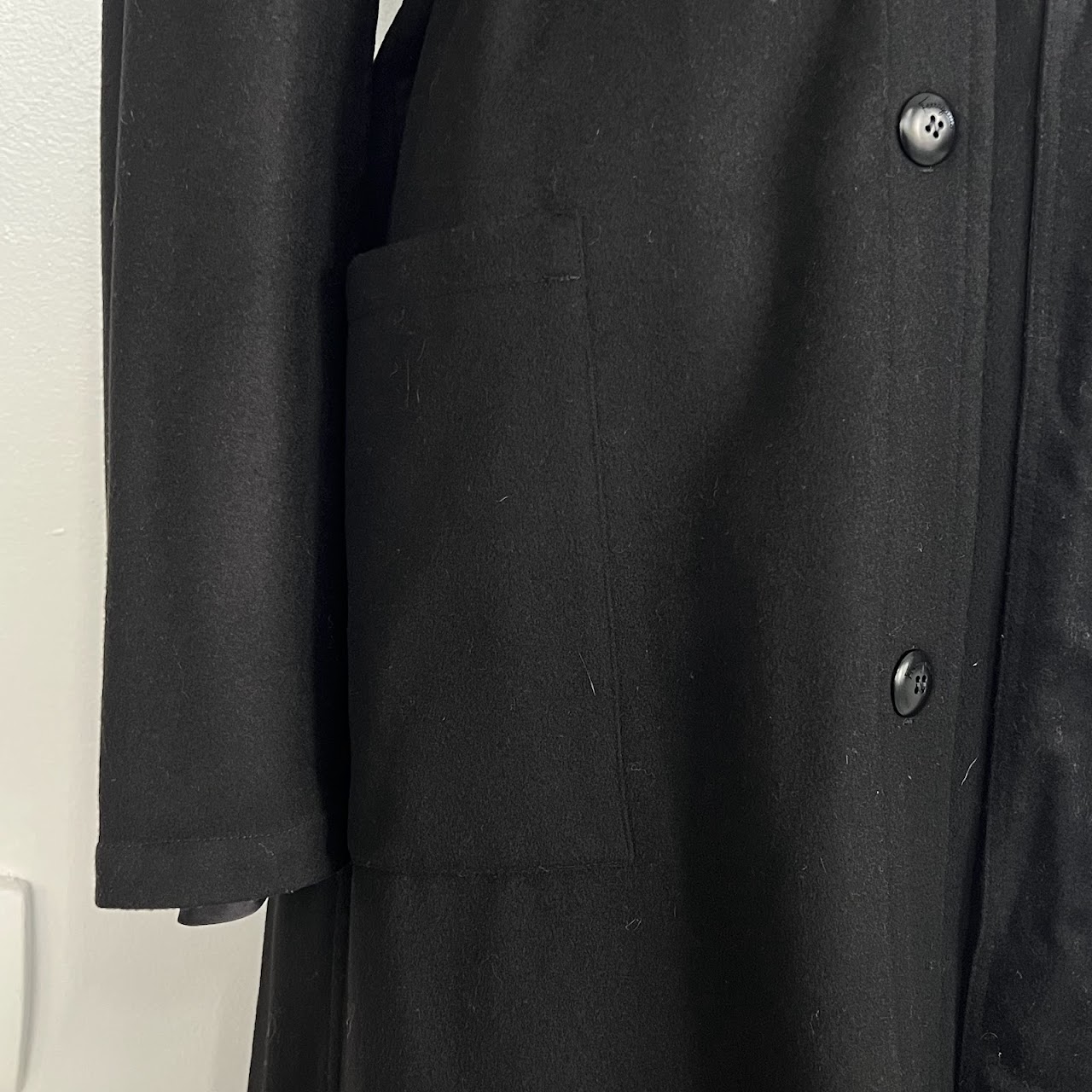 Salvatore Ferragamo Cashmere Coat with Silk Jacket Liner