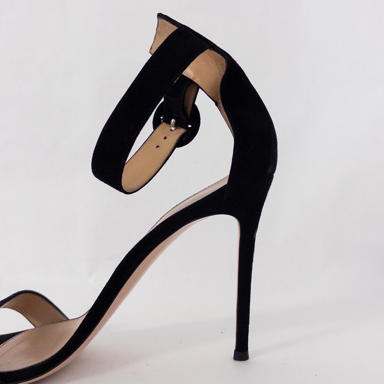 Gianvito Rossi Suede Ankle Strap Sandals