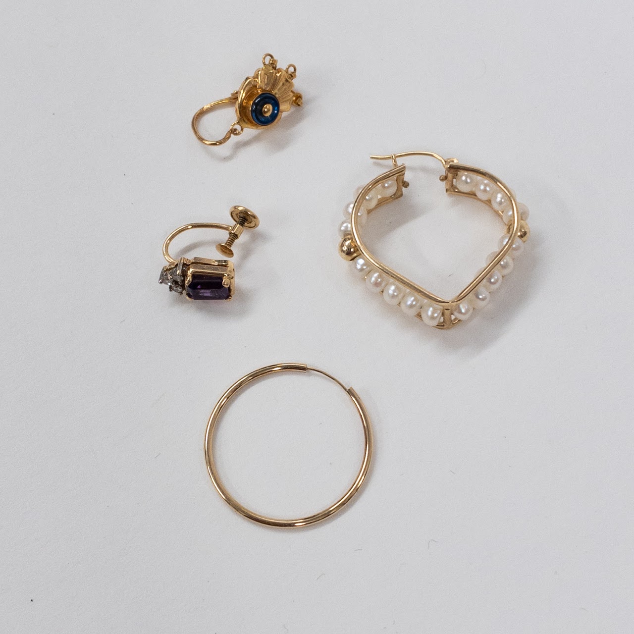 14K Gold Four Piece Lot