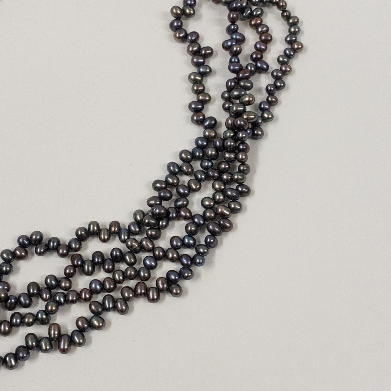 Tahitian Pearl Very Long Single Strand Necklace