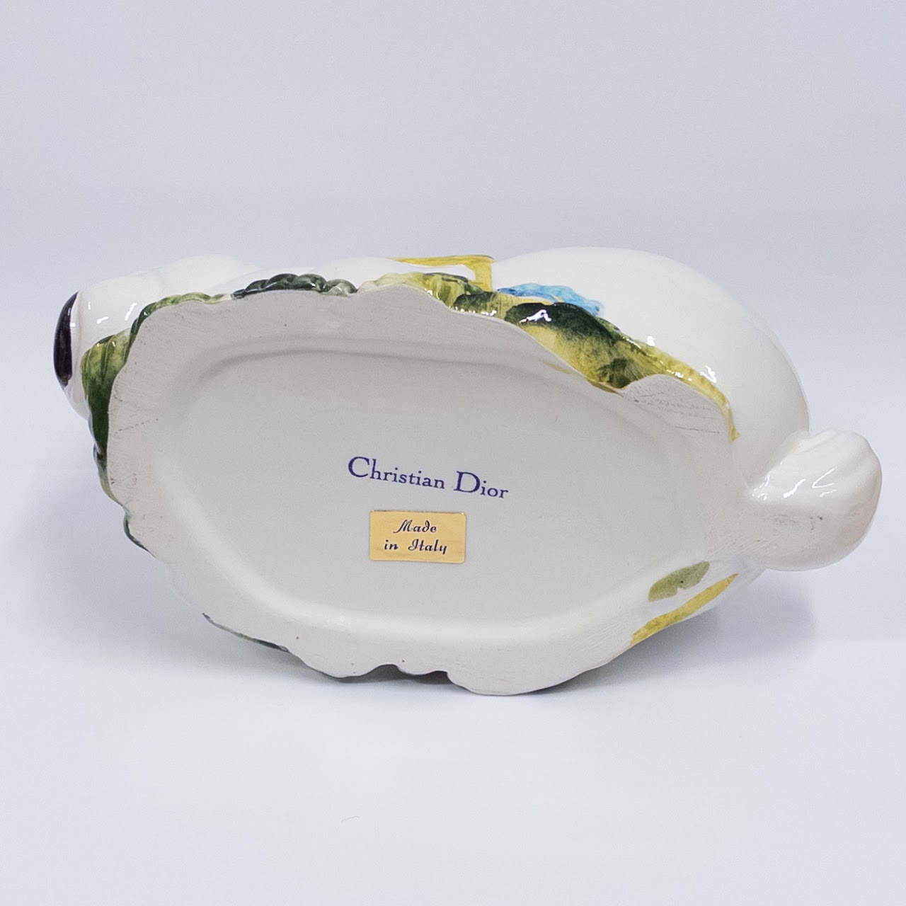 Christian Dior Italian Ceramic Lidded Rabbit Box