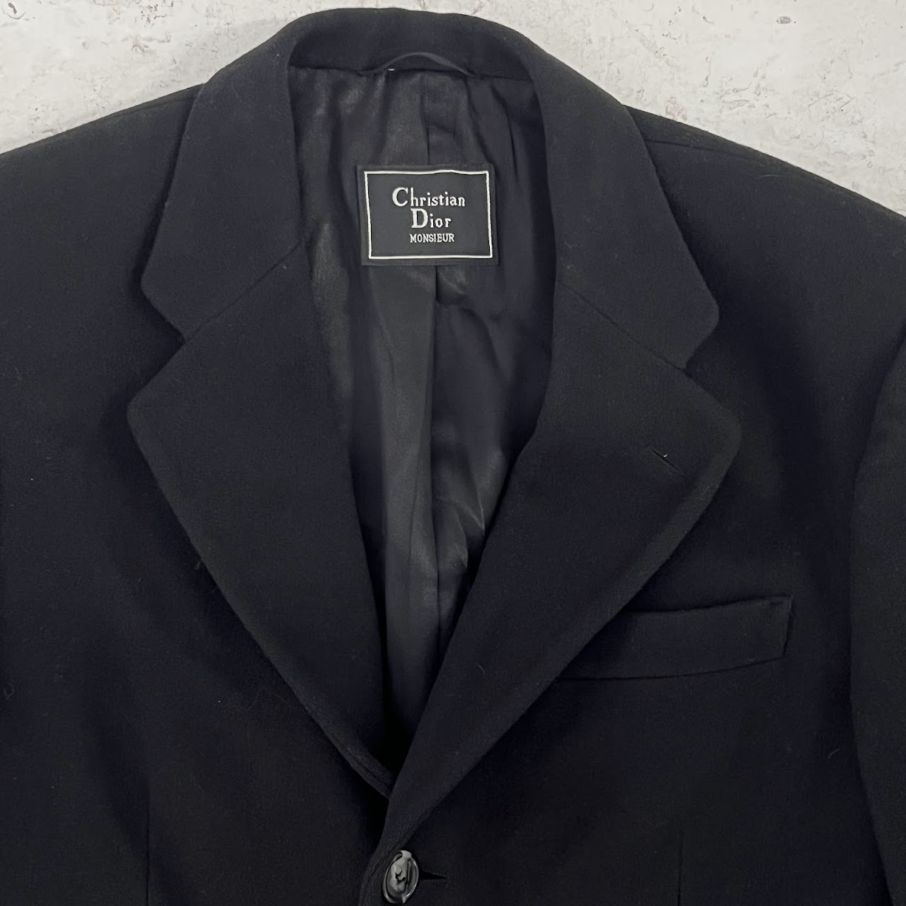 Christian Dior Monsieur Wool Overcoat