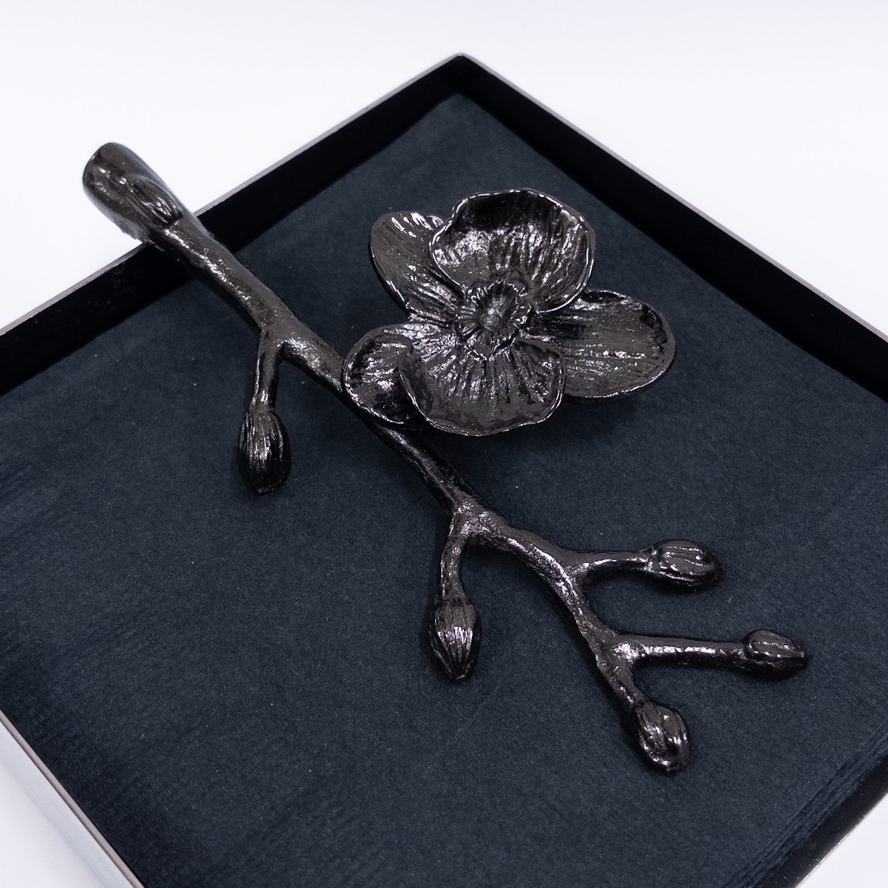 Michael Aram Black Orchid Cocktail Napkin Holder