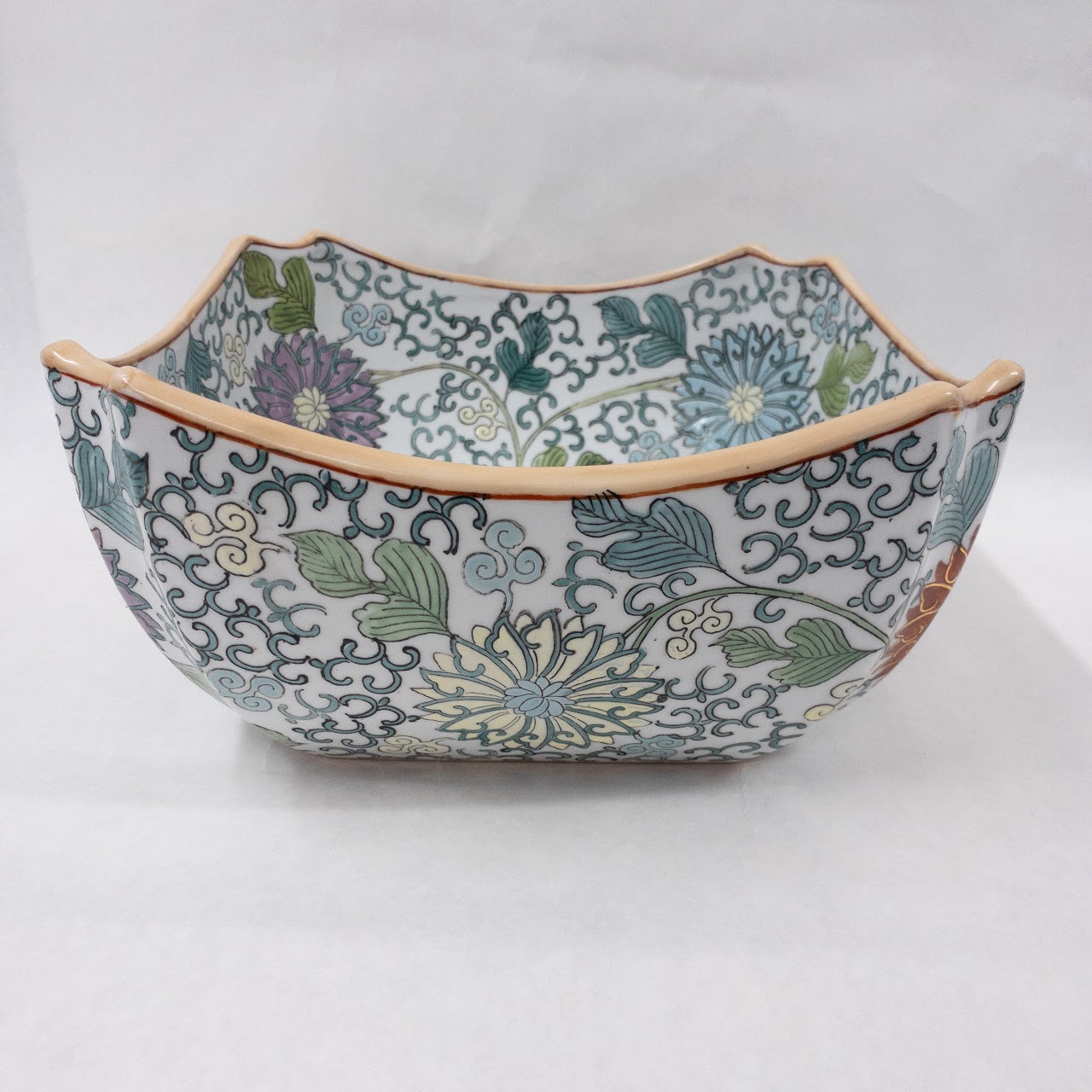 Chinese Porcelain Hand Painted Square Bowl