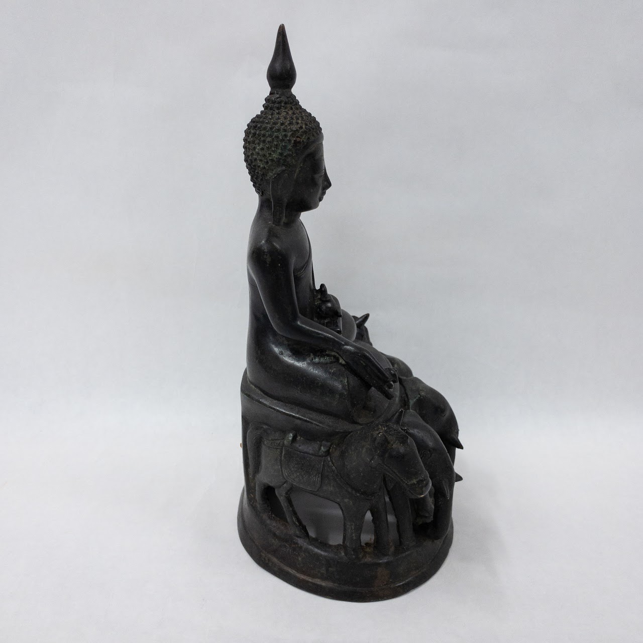 Bronze Seated Buddha Sculpture