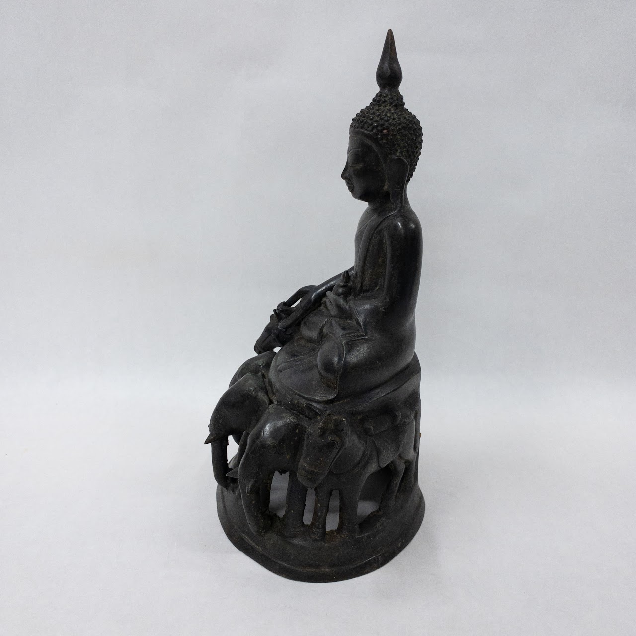 Bronze Seated Buddha Sculpture