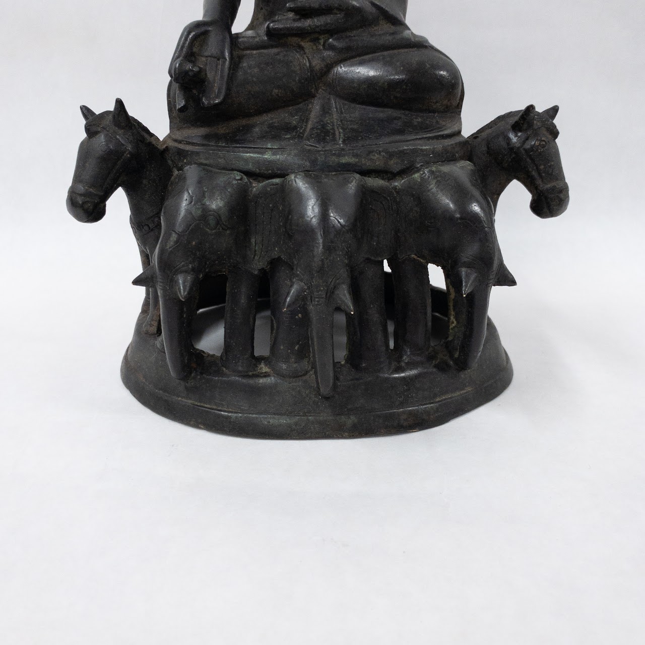 Bronze Seated Buddha Sculpture