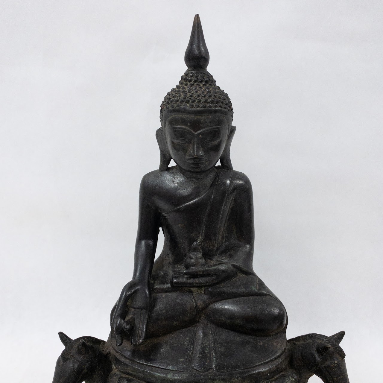 Bronze Seated Buddha Sculpture