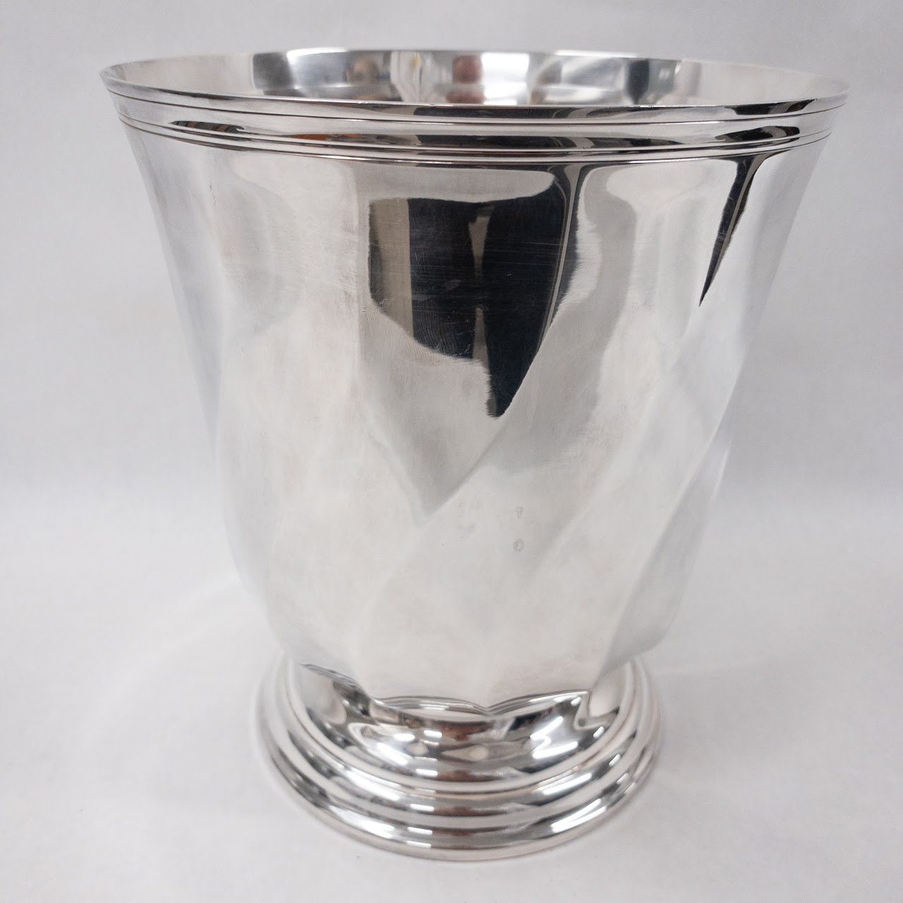 Christofle Torsades Silver Plated Vintage Champagne Bucket