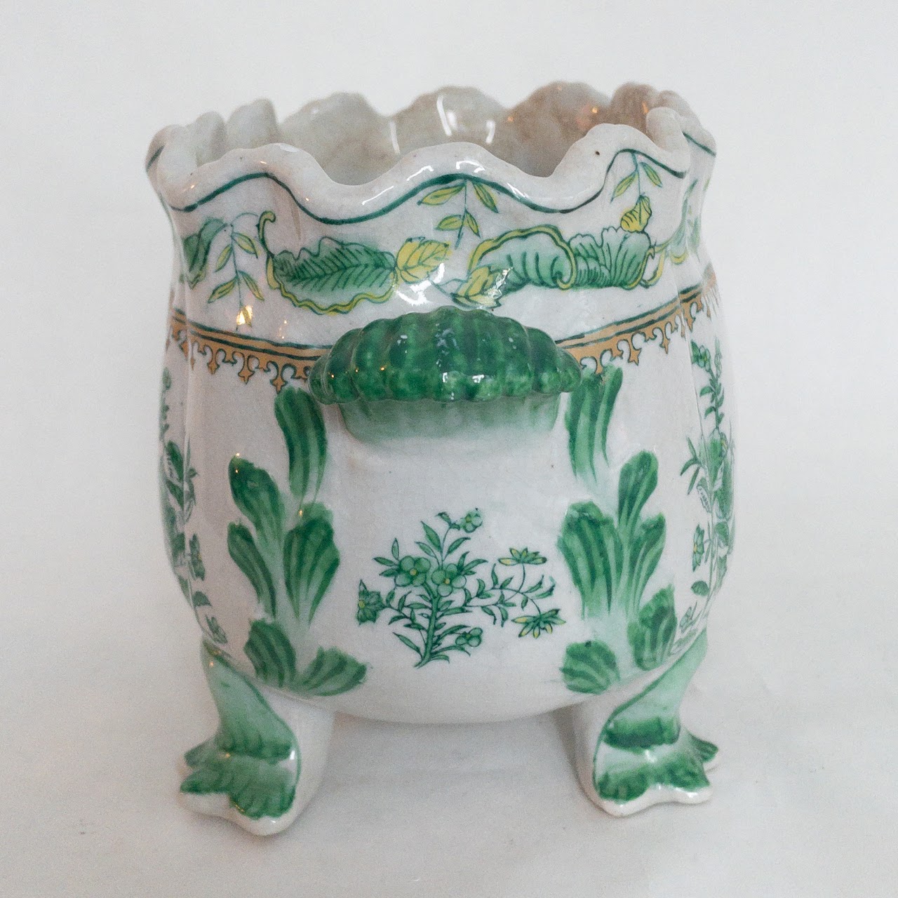 United Wilson Porcelain Factory Footed Small Planter