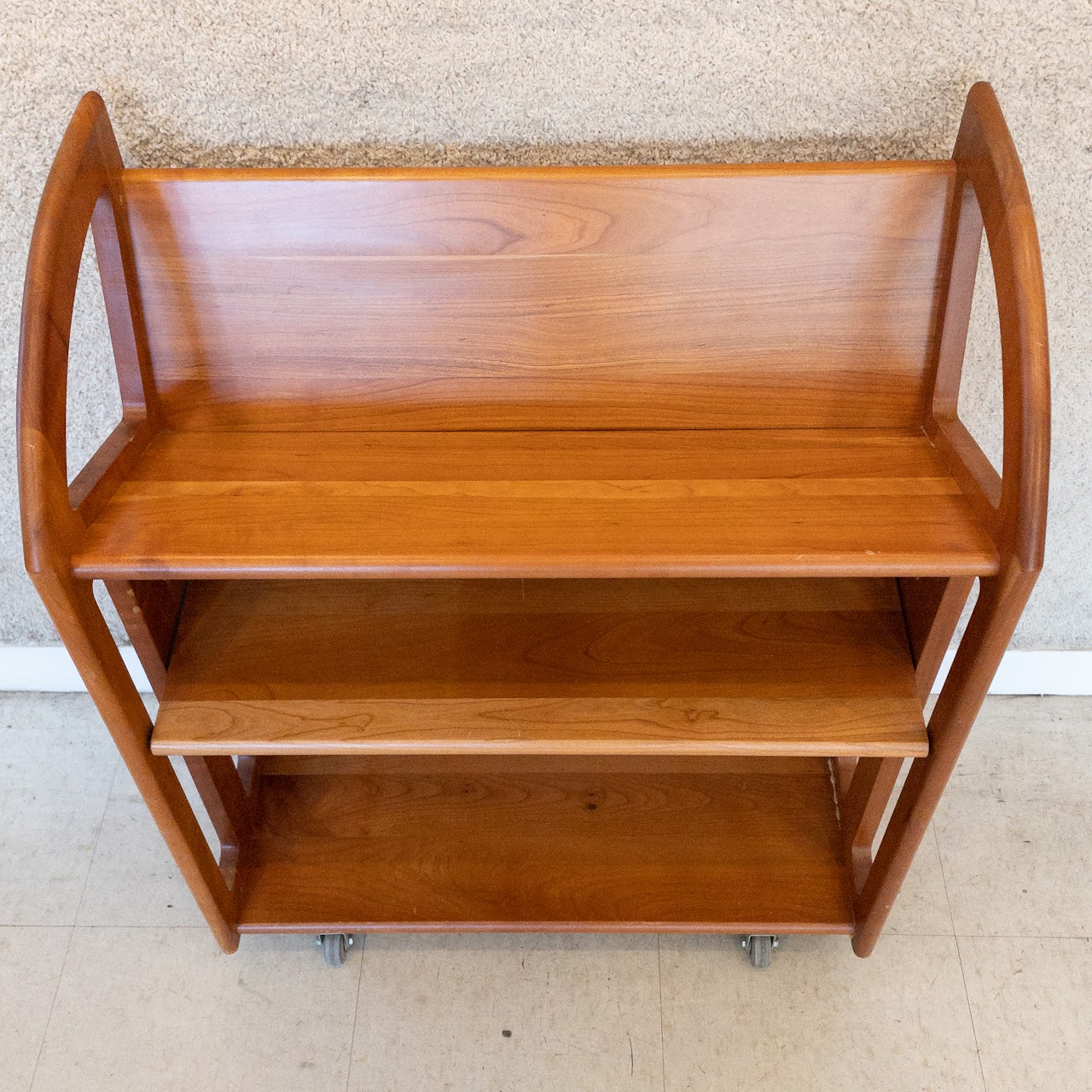 Levenger Mid-Century Rolling Bookcase