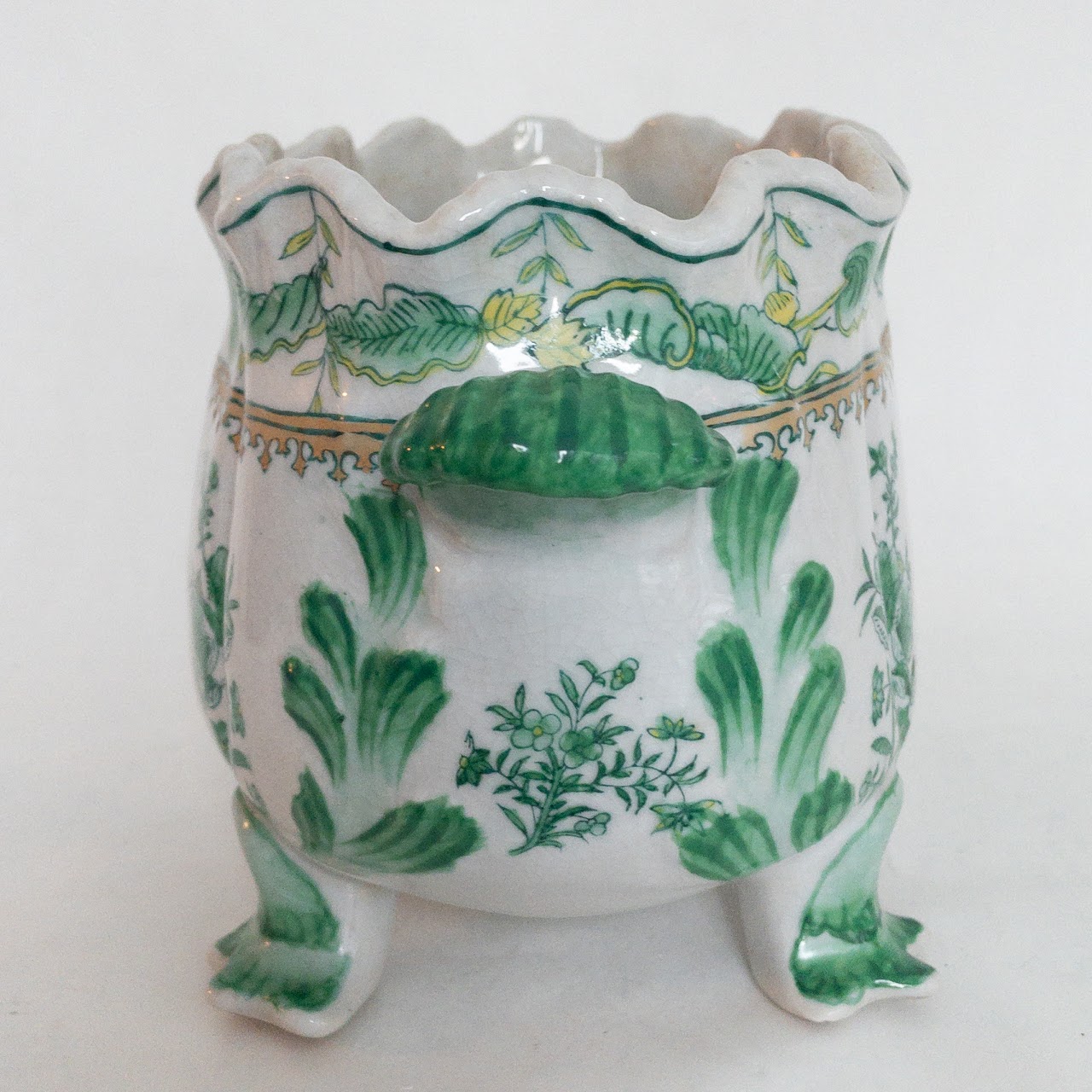 United Wilson Porcelain Factory Footed Small Planter