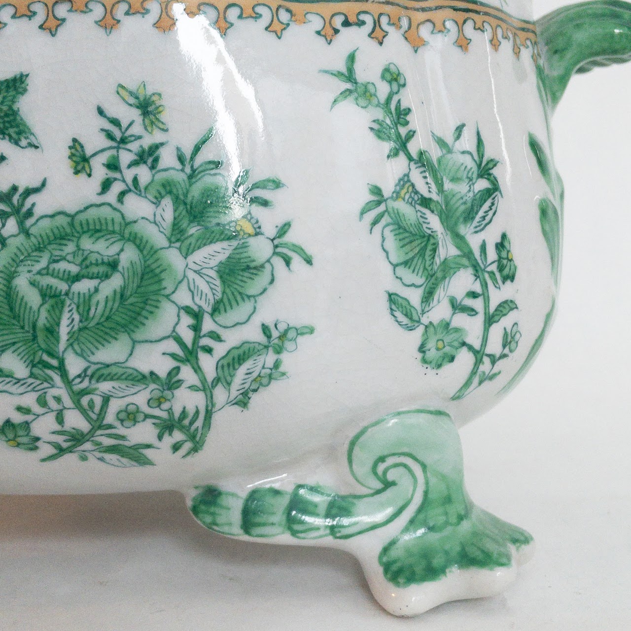 United Wilson Porcelain Factory Footed Small Planter