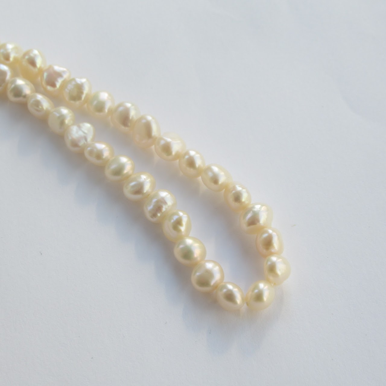 Seed Pearl & 14K Gold Necklace