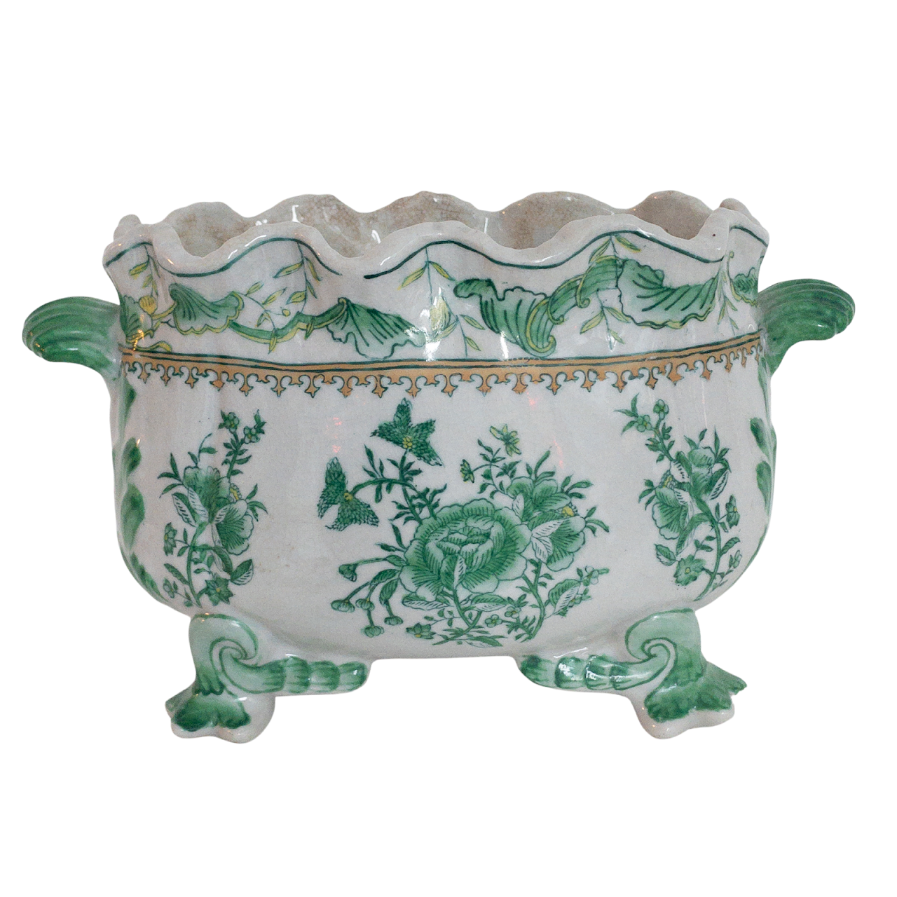 United Wilson Porcelain Factory Footed Small Planter