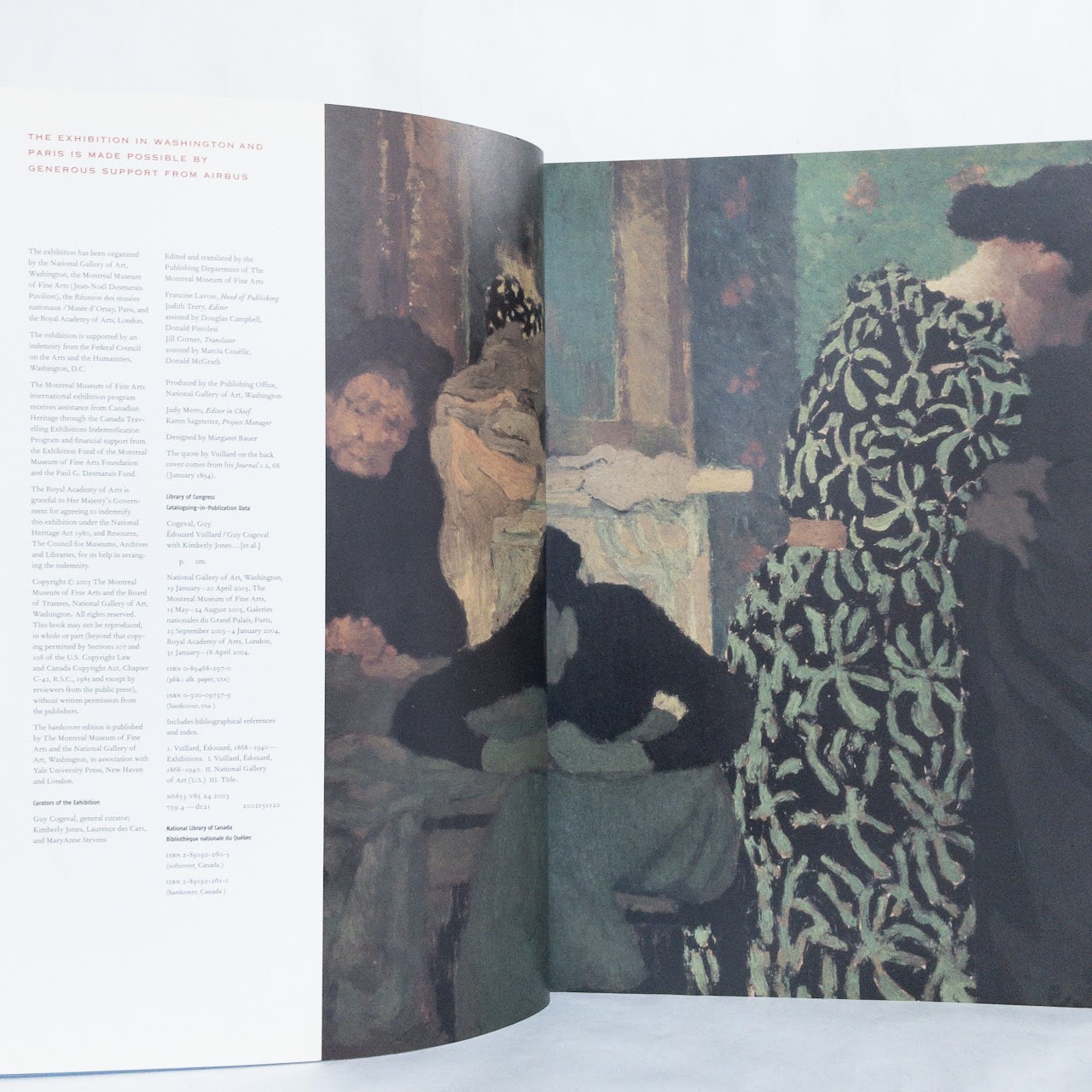 Edouard Vuillard Exhibition  Art Book