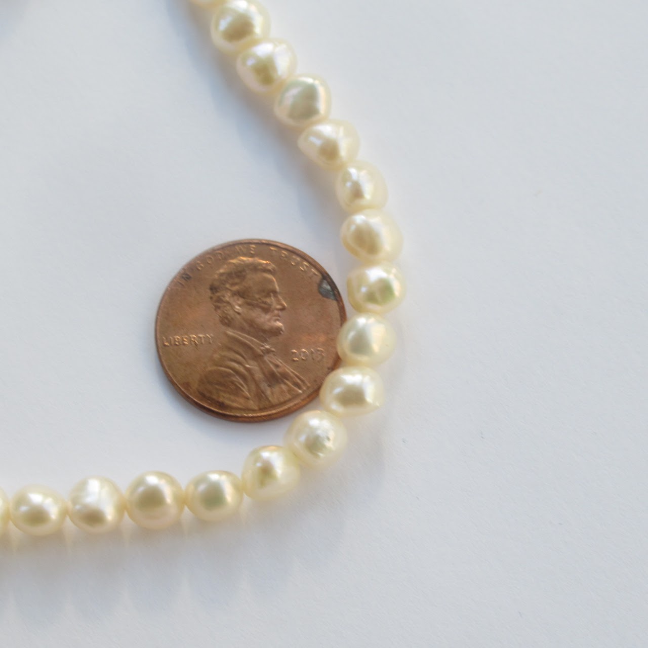 Seed Pearl & 14K Gold Necklace