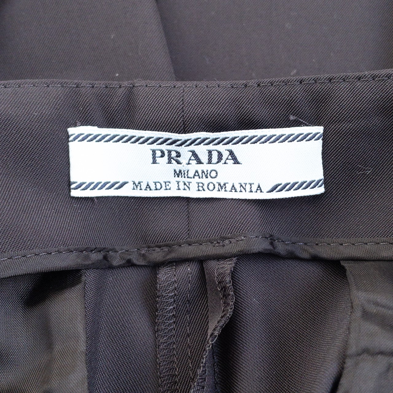 Prada Black Trousers