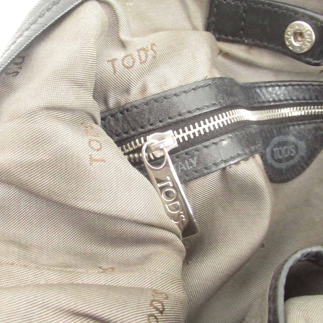 Tod's Coated Canvas Shoulder Bag