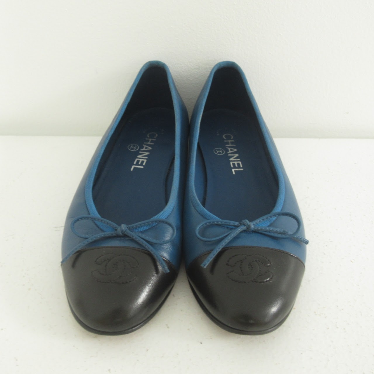 Chanel Cap Toe Ballet Flats