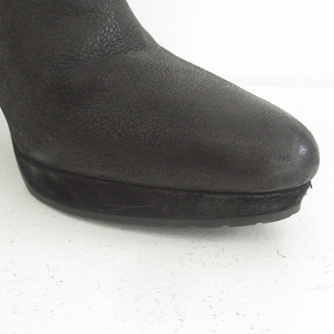 Prada Leather Ankle Booties