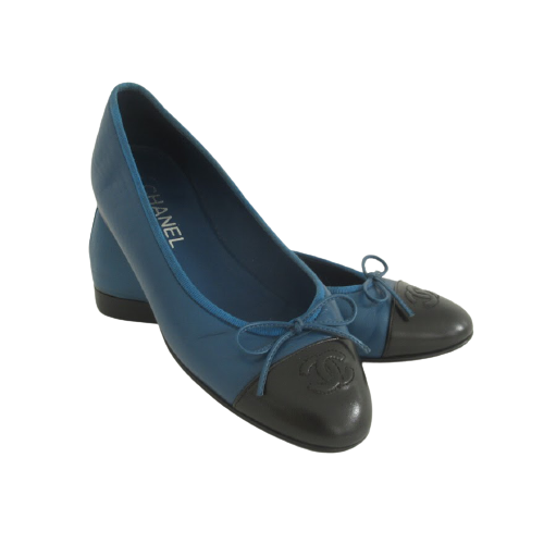 Chanel Cap Toe Ballet Flats