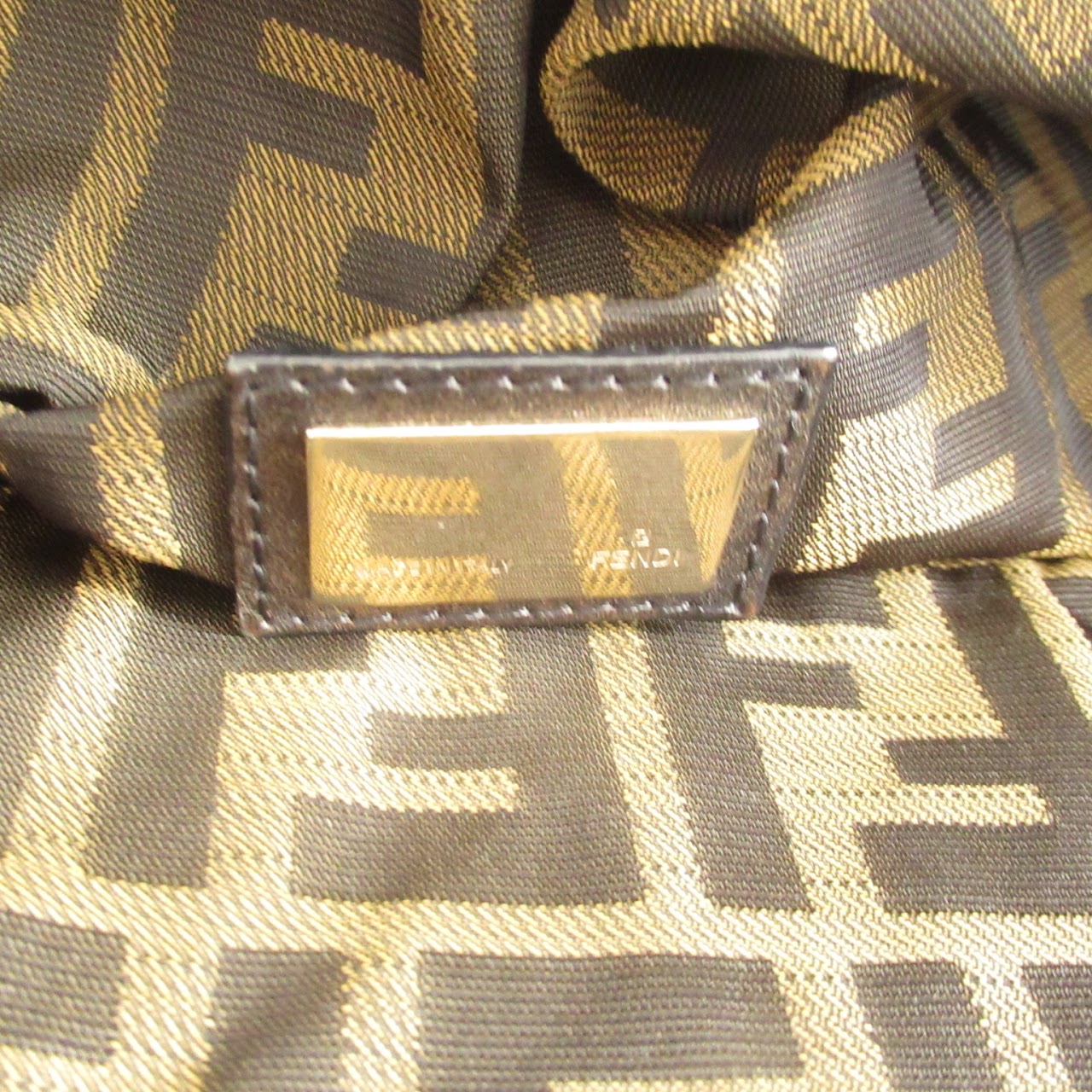 Fendi Metallic Leather Spy Bag