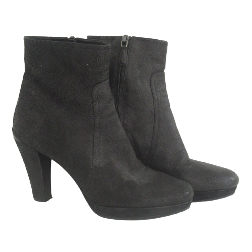 Prada Leather Ankle Booties