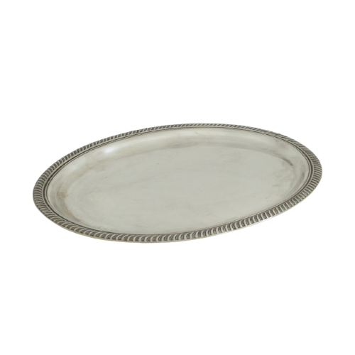 Sterling Silver Oval Fisher Tray