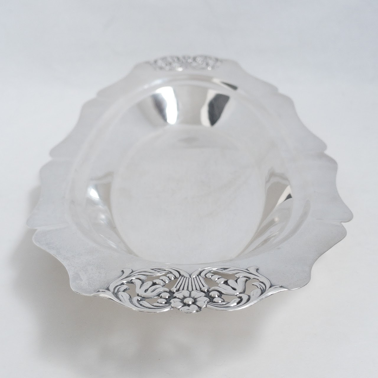 Sterling Silver Oblong Serving Tray