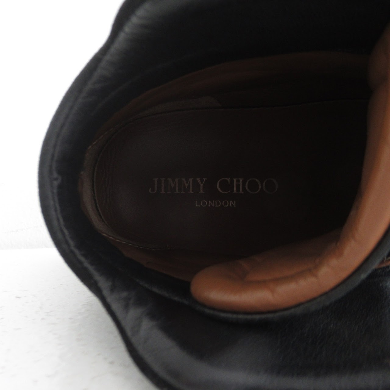 Jimmy Choo Suede & Leather High Top Sneakers