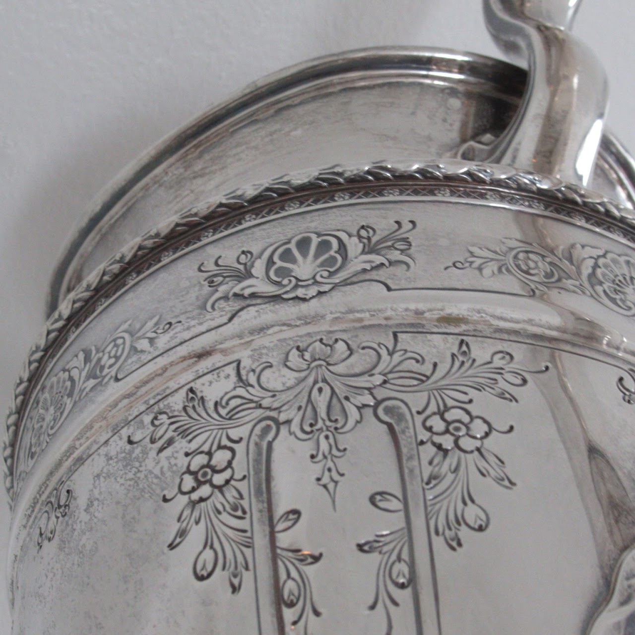 Sterling Silver Ornate Pitcher