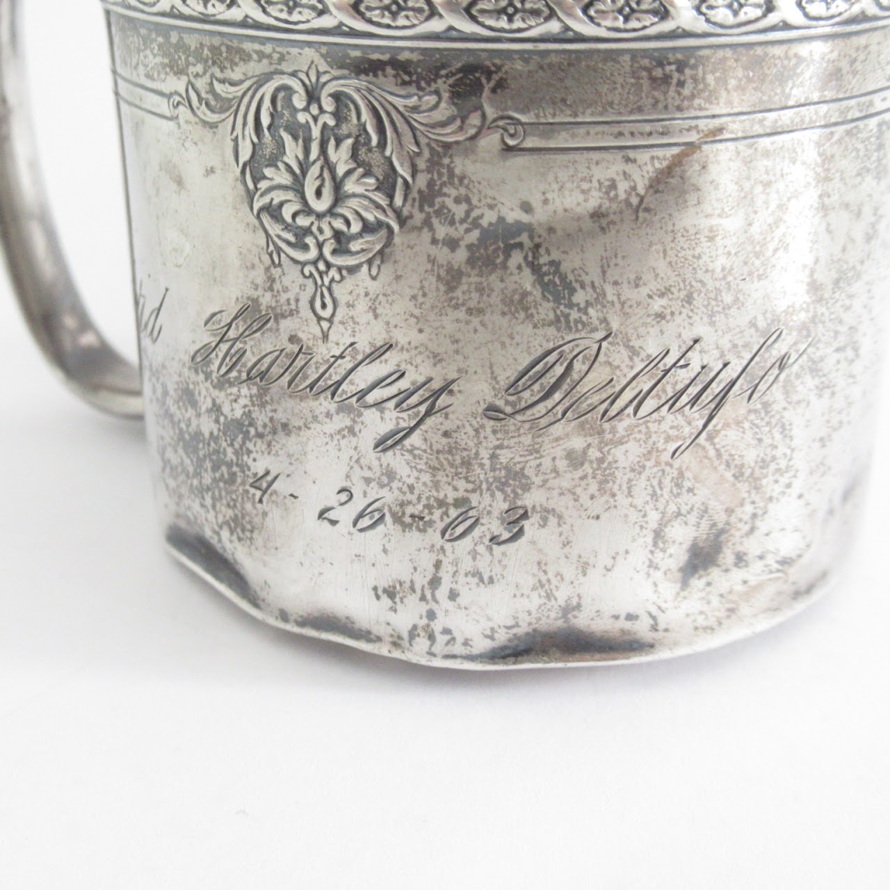 Sterling Silver Baby Cup Pair