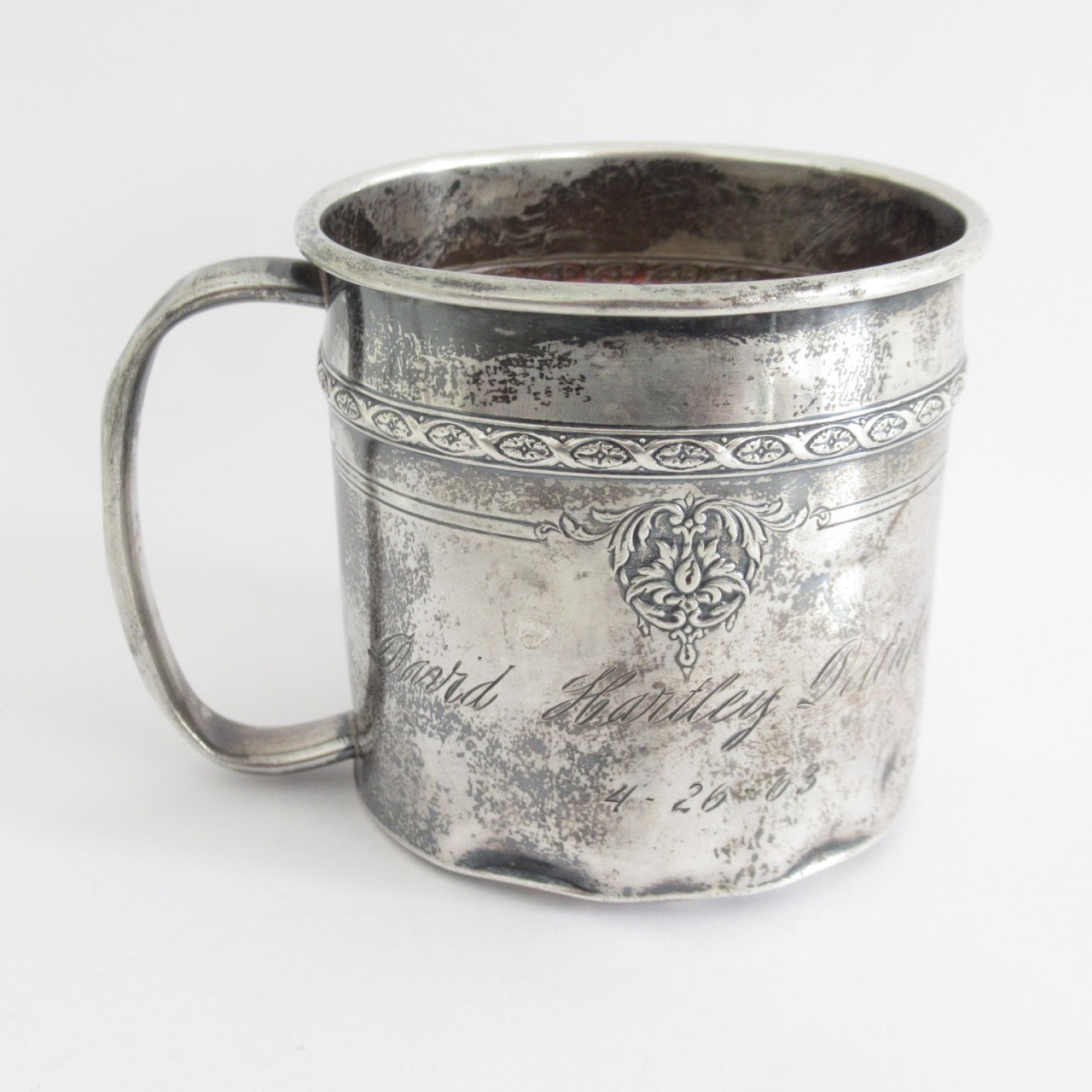 Sterling Silver Baby Cup Pair