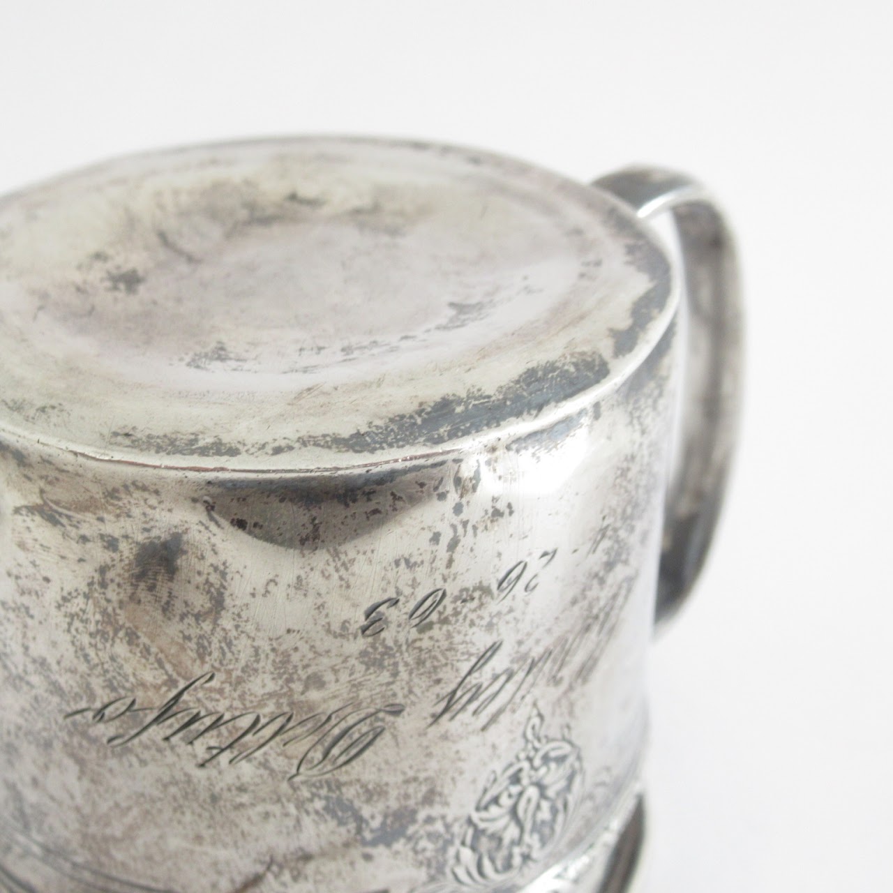 Sterling Silver Baby Cup Pair