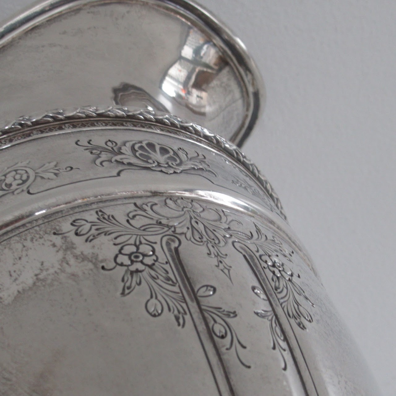 Sterling Silver Ornate Pitcher